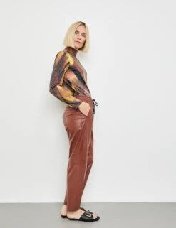 Gerry Weber Jogpants In Lederoptik -Feine Mode jogpants in lederoptik 102