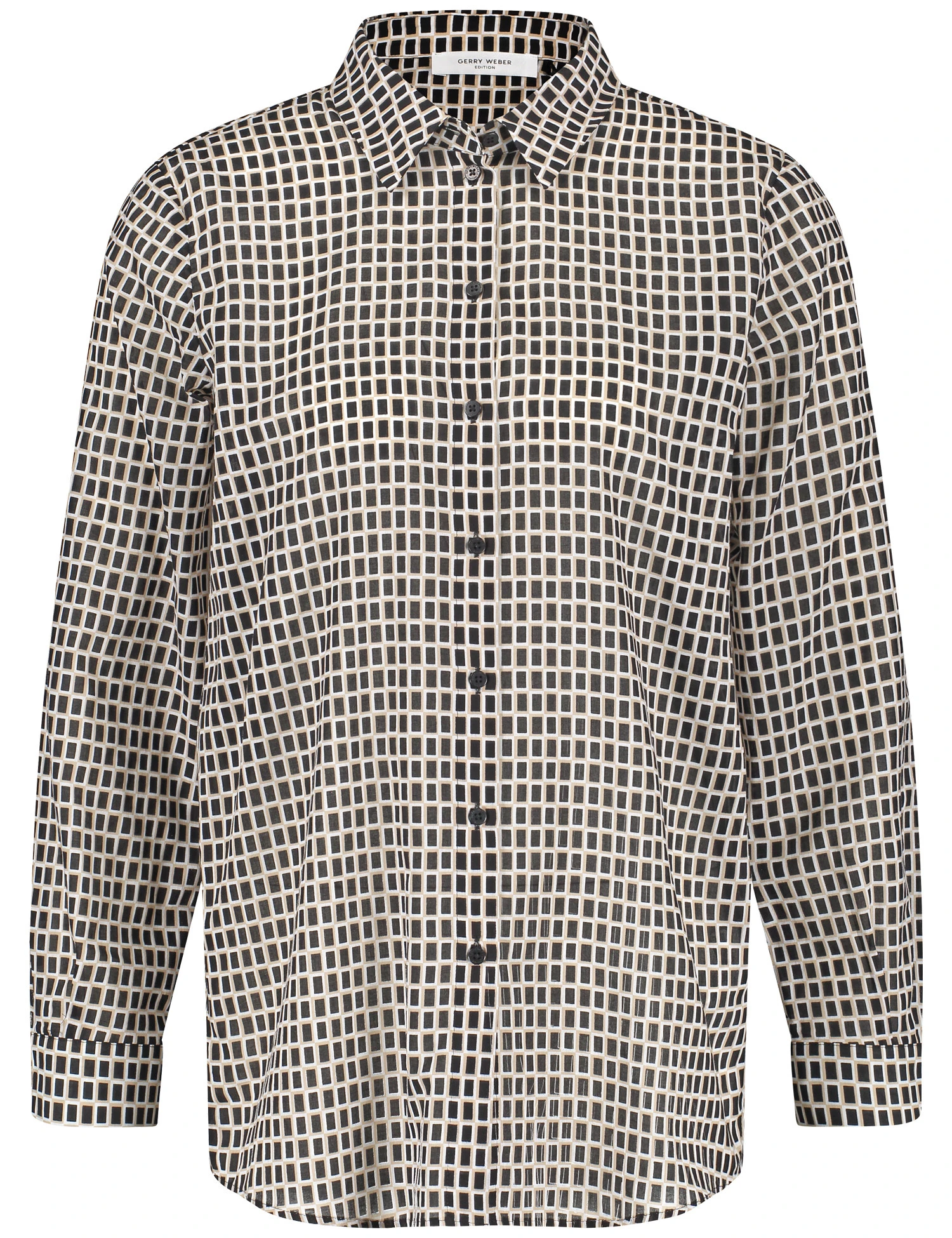 Gerry Weber Karierte Baumwollbluse 4 Gerry Weber Karierte Baumwollbluse - Image 2