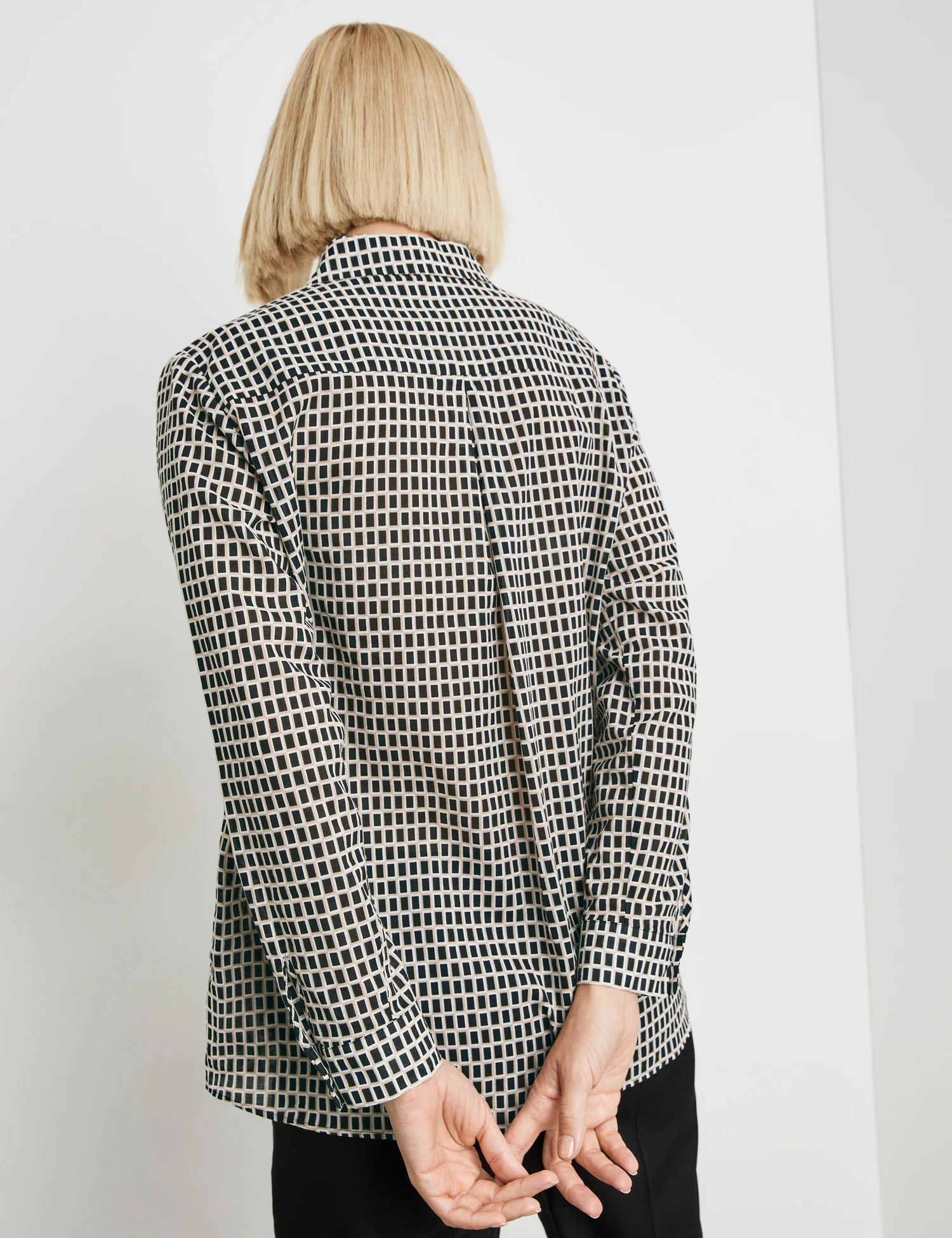 Gerry Weber Karierte Baumwollbluse 8 Gerry Weber Karierte Baumwollbluse - Image 6