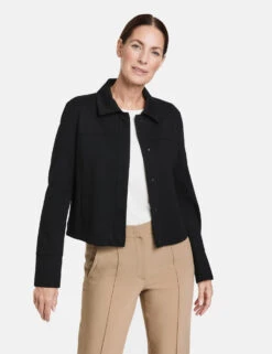 Gerry Weber Klassische Blazerjacke Mit Verdeckter Knopfleiste -Feine Mode klassische blazerjacke mit verdeckter knopfleiste 01