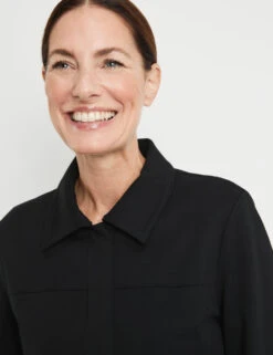 Gerry Weber Klassische Blazerjacke Mit Verdeckter Knopfleiste -Feine Mode klassische blazerjacke mit verdeckter knopfleiste 100