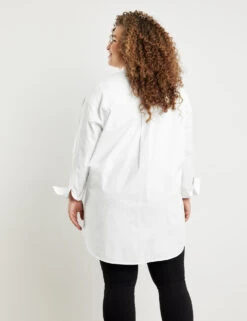 Klassische Longbluse Organic Cotton -Feine Mode klassische longbluse organic cotton 104