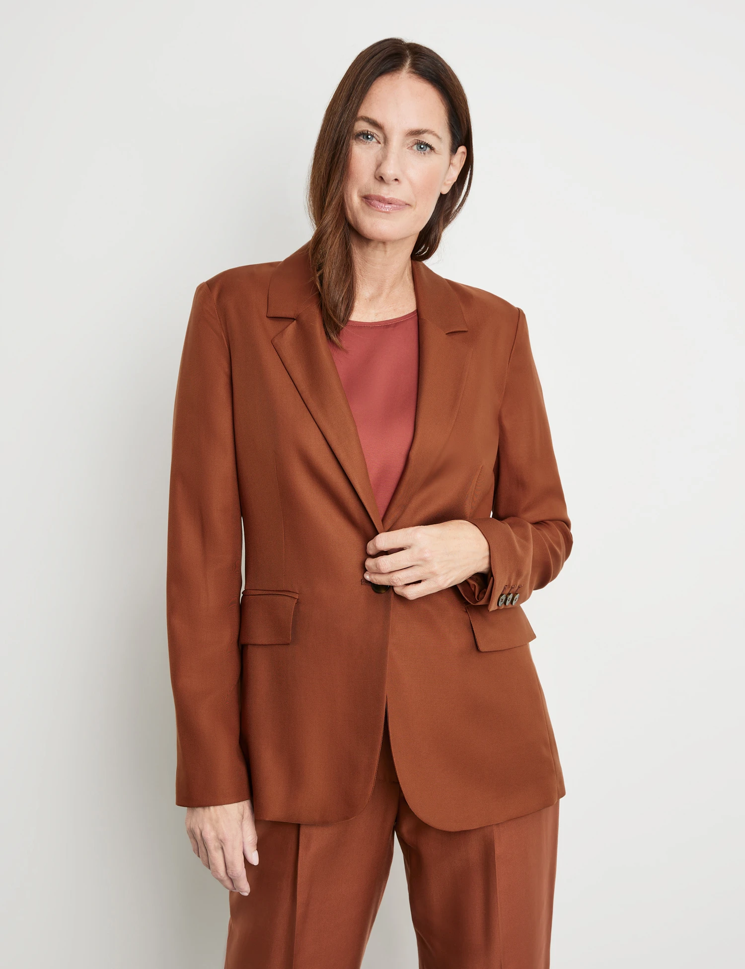 Gerry Weber Klassischer Blazer Aus Fließender Qualität 3 Gerry Weber Klassischer Blazer Aus Fließender Qualität