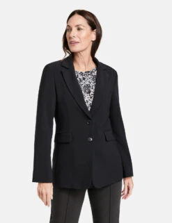 Gerry Weber Klassischer Blazer Mit Hohem Stretchanteil -Feine Mode klassischer blazer mit hohem stretchanteil 01