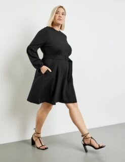 Kleid Mit Ballonärmeln -Feine Mode kleid mit ballonaermeln 102