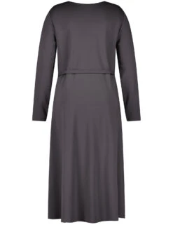 Kniebedeckendes Kleid Aus Interlock-Jersey -Feine Mode kniebedeckendes kleid aus interlock jersey 03