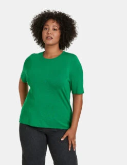 Kurzarmpullover Aus Feinstrick -Feine Mode kurzarmpullover aus feinstrick 01