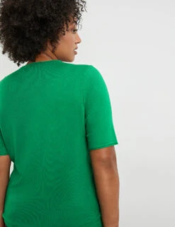 Kurzarmpullover Aus Feinstrick -Feine Mode kurzarmpullover aus feinstrick 104