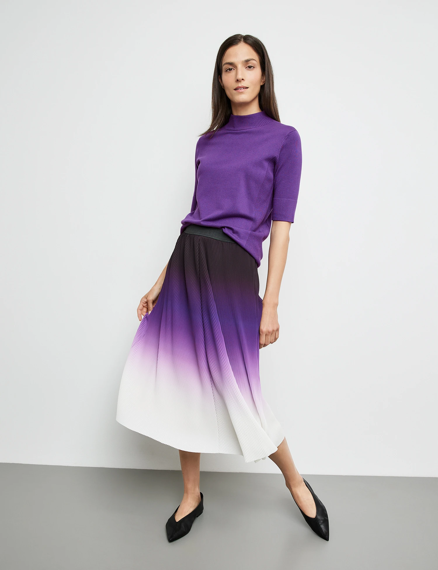 Gerry Weber Kurzarmpullover Aus Feinstrick Mit Stehkragen 7 Gerry Weber Kurzarmpullover Aus Feinstrick Mit Stehkragen - Image 5