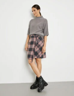 Gerry Weber Kurzarmpullover Aus Wolle-Kaschmir-Mix -Feine Mode kurzarmpullover aus wolle kaschmir mix 102