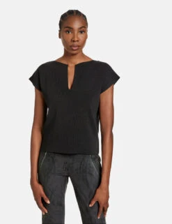 Gerry Weber Kurzarmshirt Aus Feinstrick -Feine Mode kurzarmshirt aus feinstrick 01