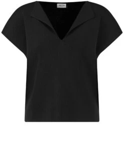 Feine Mode -Feine Mode kurzarmshirt aus feinstrick 02