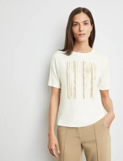 Gerry Weber Kurzarmshirt Mit Paillettendekor