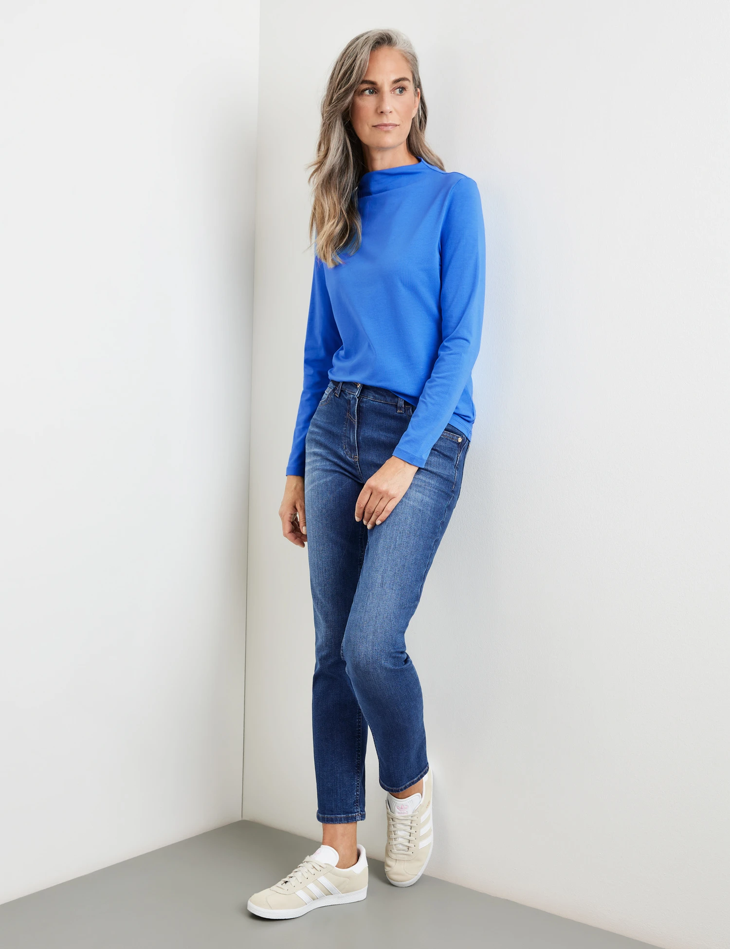 Gerry Weber Langarmshirt Aus Jersey Mit Turtleneck 7 Gerry Weber Langarmshirt Aus Jersey Mit Turtleneck - Image 5