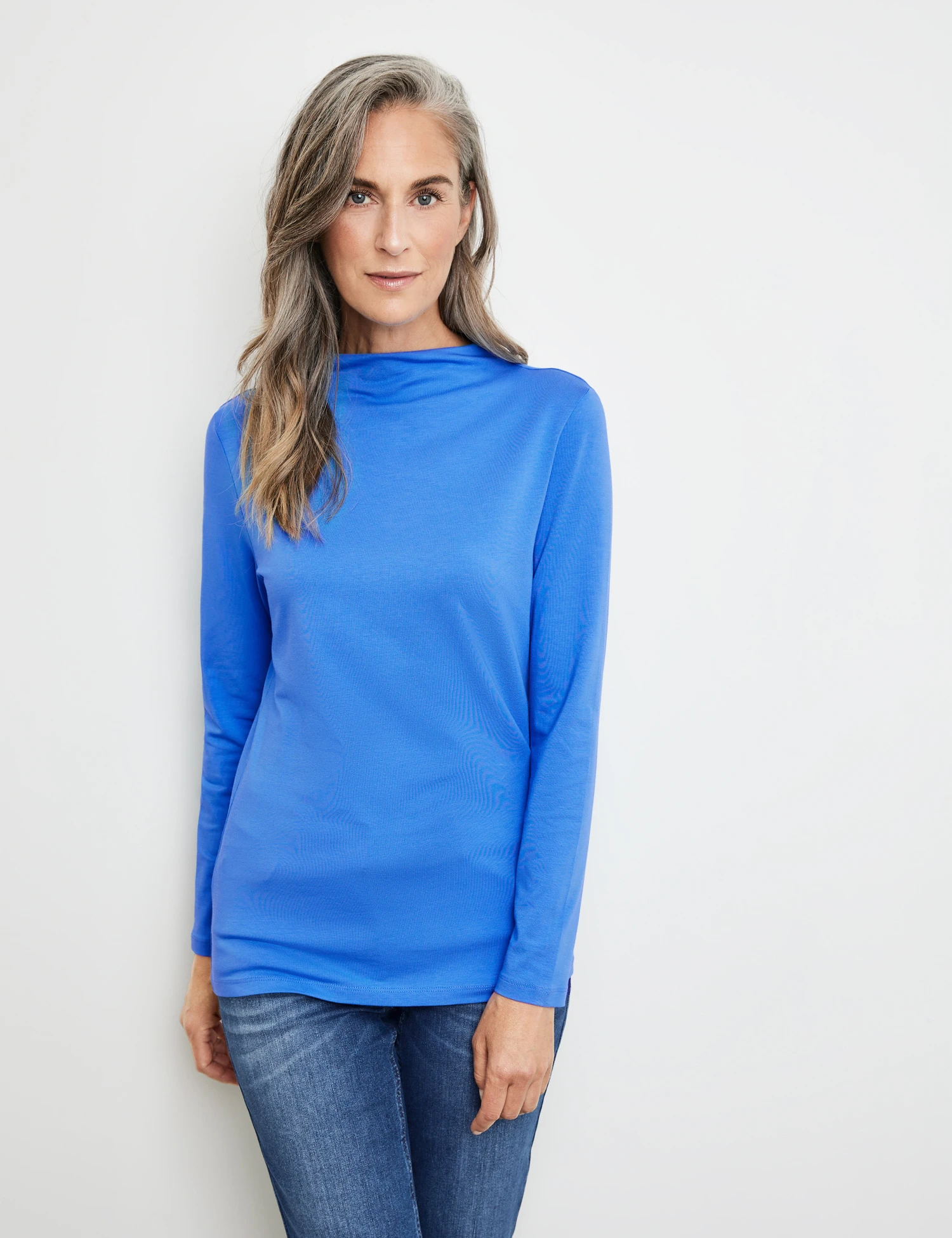 Gerry Weber Langarmshirt Aus Jersey Mit Turtleneck 3 Gerry Weber Langarmshirt Aus Jersey Mit Turtleneck