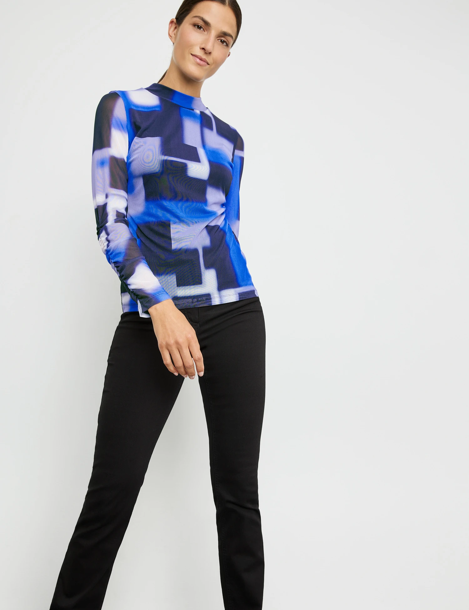 Gerry Weber Langarmshirt Aus Mesh Mit Semitransparenten Ärmeln 7 Gerry Weber Langarmshirt Aus Mesh Mit Semitransparenten Ärmeln - Image 5