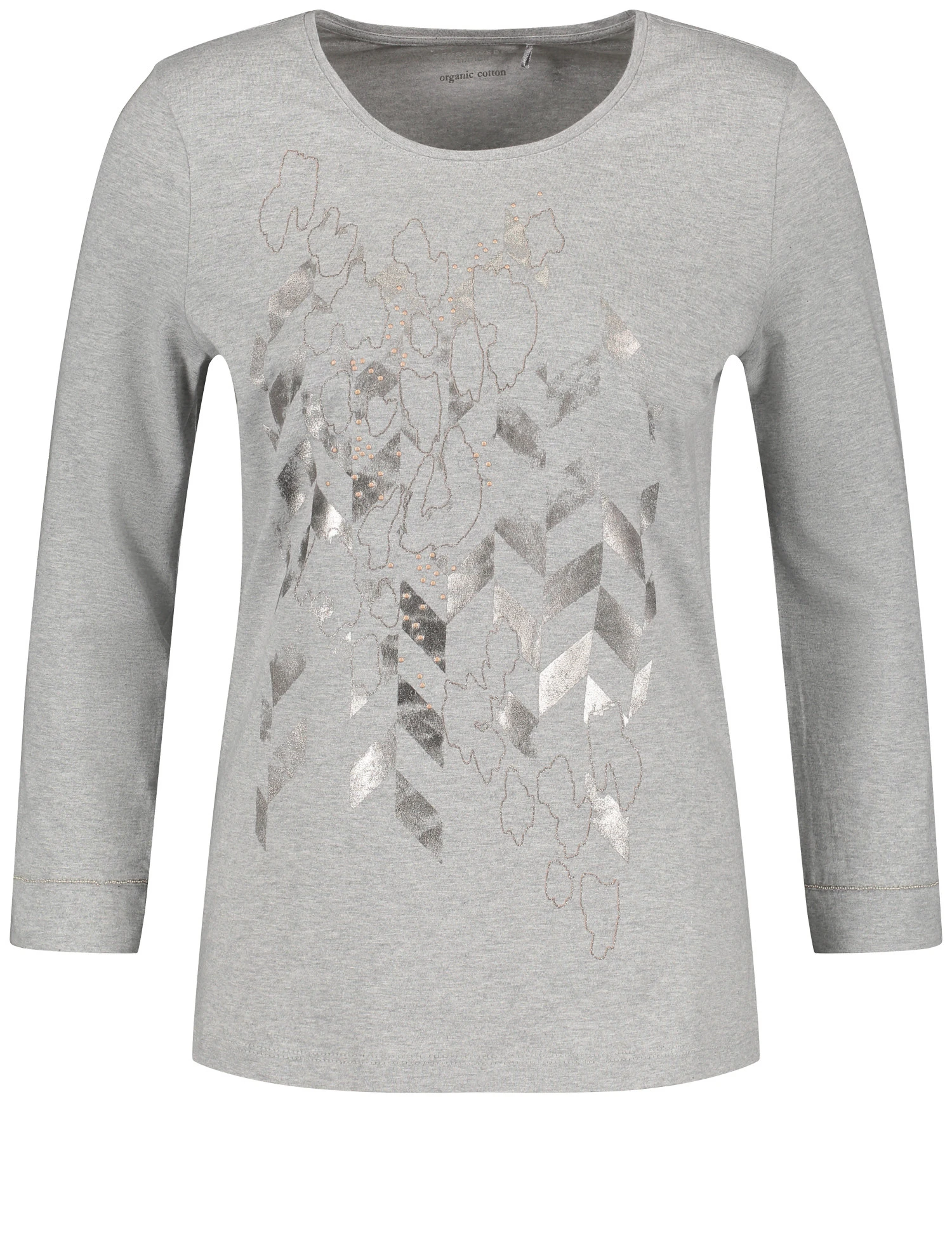 Gerry Weber Langarmshirt Mit Frontprint Und Steinchendekor 3 Gerry Weber Langarmshirt Mit Frontprint Und Steinchendekor