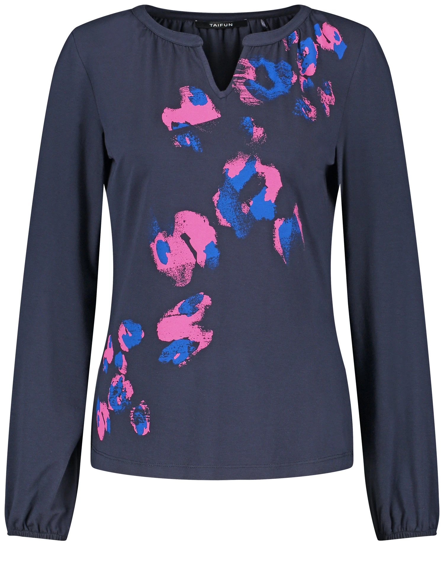 Taifun Langarmshirt Mit Platziertem Print 3 Taifun Langarmshirt Mit Platziertem Print