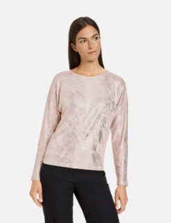 Gerry Weber Langarmshirt Mit Schimmernden Effekten 15 Gerry Weber Langarmshirt Mit Schimmernden Effekten -Feine Mode langarmshirt mit schimmernden effekten 01
