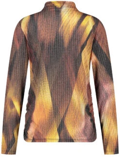 Gerry Weber Langarmshirt Mit Turtleneck Und Ausbrenner-Qualität -Feine Mode langarmshirt mit turtleneck und ausbrenner qualitaet 03