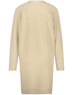 Gerry Weber Lange Strickjacke Mit Ärmeln Aus Rippstrick -Feine Mode lange strickjacke mit aermeln aus rippstrick 03