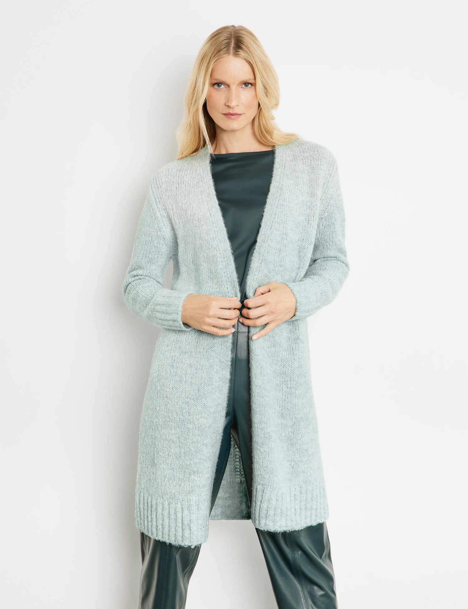 Gerry Weber Langer Cardigan Mit Wollanteil 3 Gerry Weber Langer Cardigan Mit Wollanteil