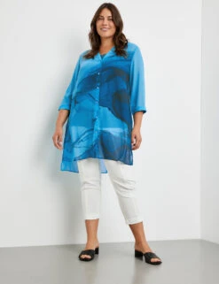 Longbluse Mit 3/4 Arm