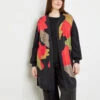 Longjacke Aus Intarsien-Strick -Feine Mode longjacke aus intarsien strick 110