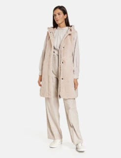 Gerry Weber Longweste Aus Kunstfell -Feine Mode longweste aus kunstfell 01