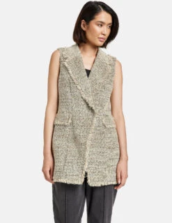 Taifun Longweste Mit Glanz-Details -Feine Mode longweste mit glanz details 01