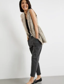 Taifun Longweste Mit Glanz-Details -Feine Mode longweste mit glanz details 102