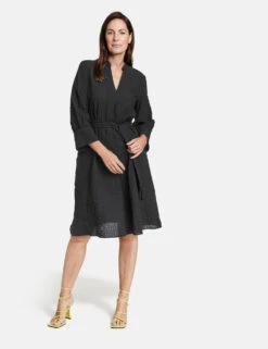 Gerry Weber Midikleid Mit 3/4 Arm -Feine Mode midikleid mit 34 arm 01