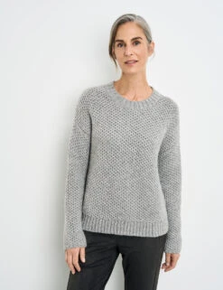 Gerry Weber Modischer Pullover Mit Strick-Mix