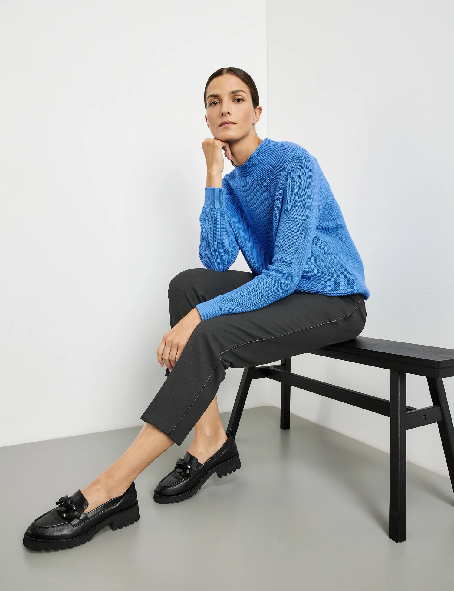 Gerry Weber Nachhaltiger Pullover Mit Rippstrick-Design 7 Gerry Weber Nachhaltiger Pullover Mit Rippstrick-Design - Image 5