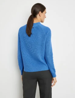 Gerry Weber Nachhaltiger Pullover Mit Rippstrick-Design 14 Gerry Weber Nachhaltiger Pullover Mit Rippstrick-Design -Feine Mode nachhaltiger pullover mit rippstrick design 104