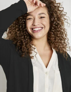 Offene Shirtjacke -Feine Mode offene shirtjacke 100