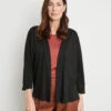 Gerry Weber Offene Shirtjacke Mit Breiter Ausschnittblende -Feine Mode offene shirtjacke mit breiter ausschnittblende 110
