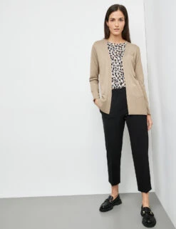 Gerry Weber Offene Strickjacke Mit Kaschmiranteil -Feine Mode offene strickjacke mit kaschmiranteil 102