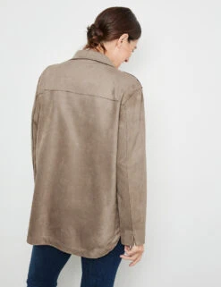 Gerry Weber Overshirt In Verloursleder-Optik -Feine Mode overshirt in verloursleder optik 104