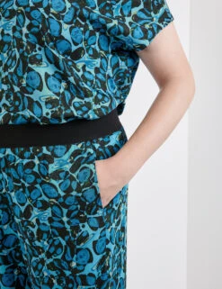 Palazzohose Mit Print Carlotta -Feine Mode palazzohose mit print carlotta 100