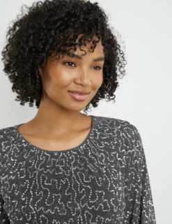 Taifun Plisseekleid Mit Paillettenzier -Feine Mode plisseekleid mit paillettenzier 100