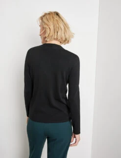 Gerry Weber Pullover Aus Feinstrick Mit V-Ausschnitt -Feine Mode pullover aus feinstrick mit v ausschnitt 104