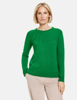 Gerry Weber Pullover Mit Dekorativem Strickmuster -Feine Mode pullover mit dekorativem strickmuster 01