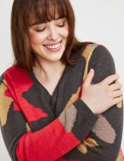 Pullover Mit Jacquardmuster -Feine Mode pullover mit jacquardmuster 100