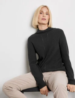 Gerry Weber Pullover Mit Kaschmiranteil Und Dekorativer Teilungsnaht 13 Gerry Weber Pullover Mit Kaschmiranteil Und Dekorativer Teilungsnaht -Feine Mode pullover mit kaschmiranteil und dekorativer teilungsnaht 102