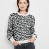 Taifun Pullover Mit Leo-Dessin -Feine Mode pullover mit leo dessin 110