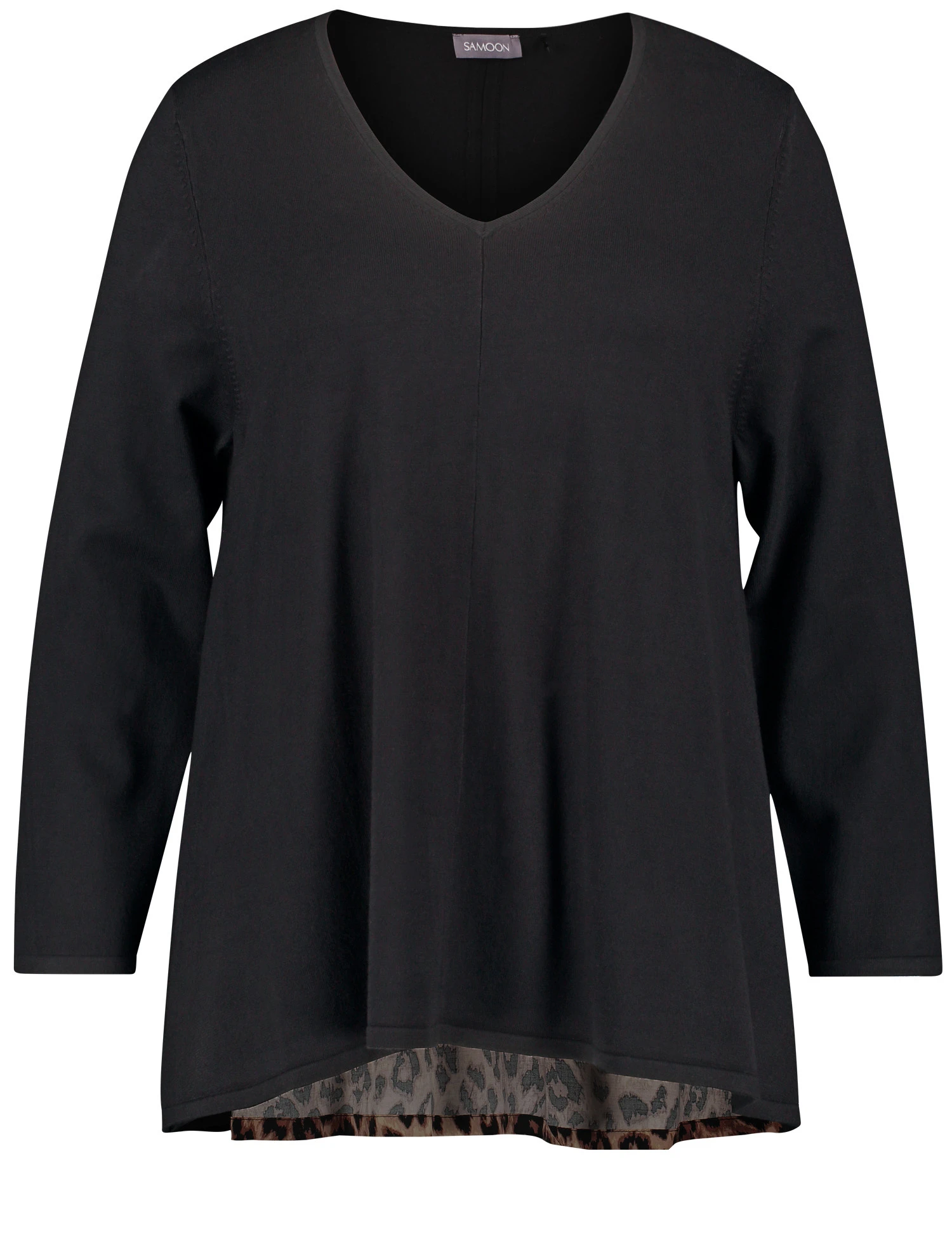 Pullover Mit Leo-Einsatz Im Rücken 4 Pullover Mit Leo-Einsatz Im Rücken - Image 2