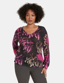 Pullover Mit Print -Feine Mode pullover mit print 01