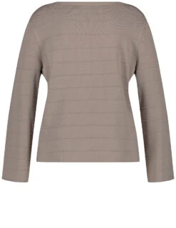 Pullover Mit Streifen-Struktur 11 Pullover Mit Streifen-Struktur -Feine Mode pullover mit streifen struktur 03