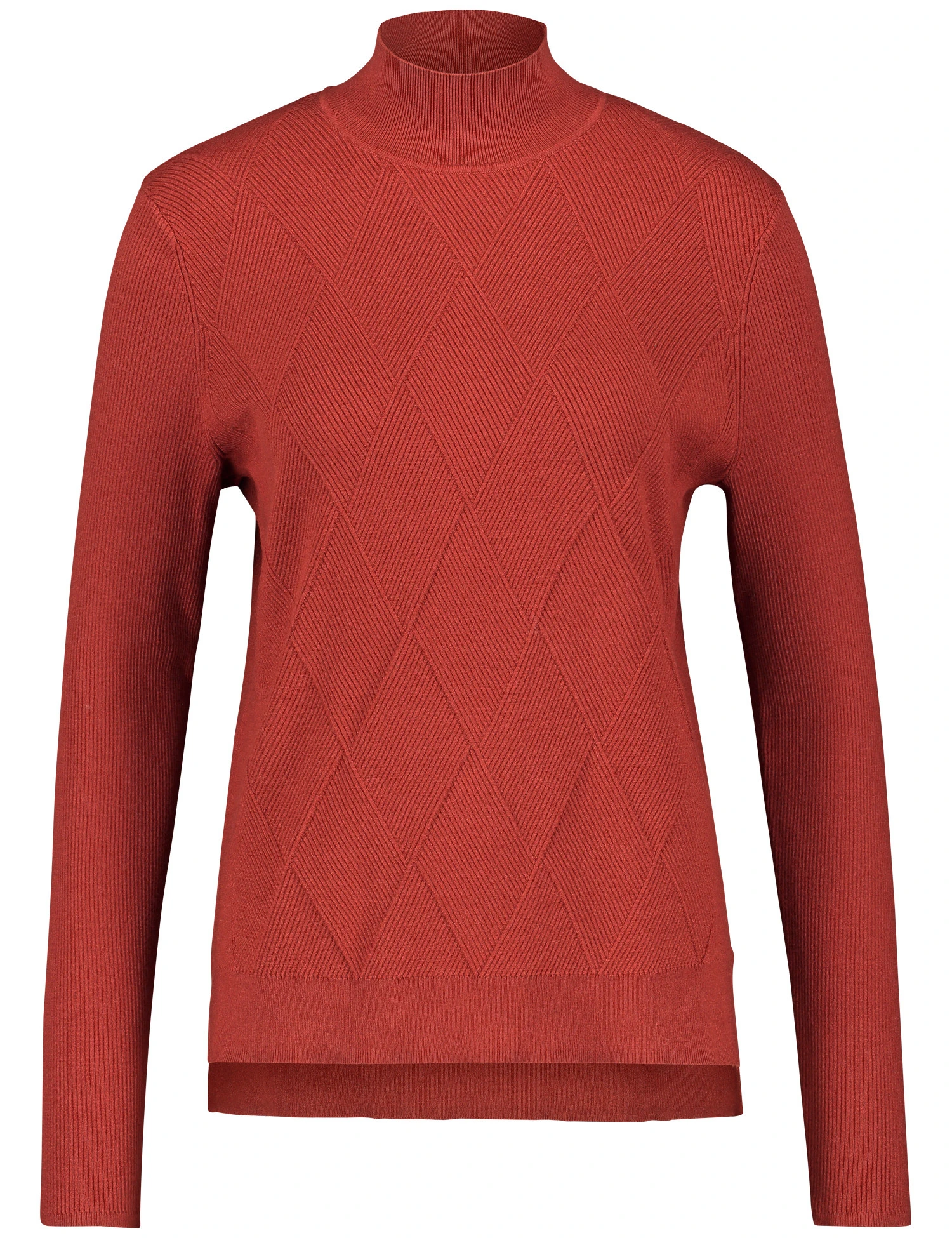 Gerry Weber Pullover Mit Turtleneck Und Rauten-Struktur 4 Gerry Weber Pullover Mit Turtleneck Und Rauten-Struktur - Image 2